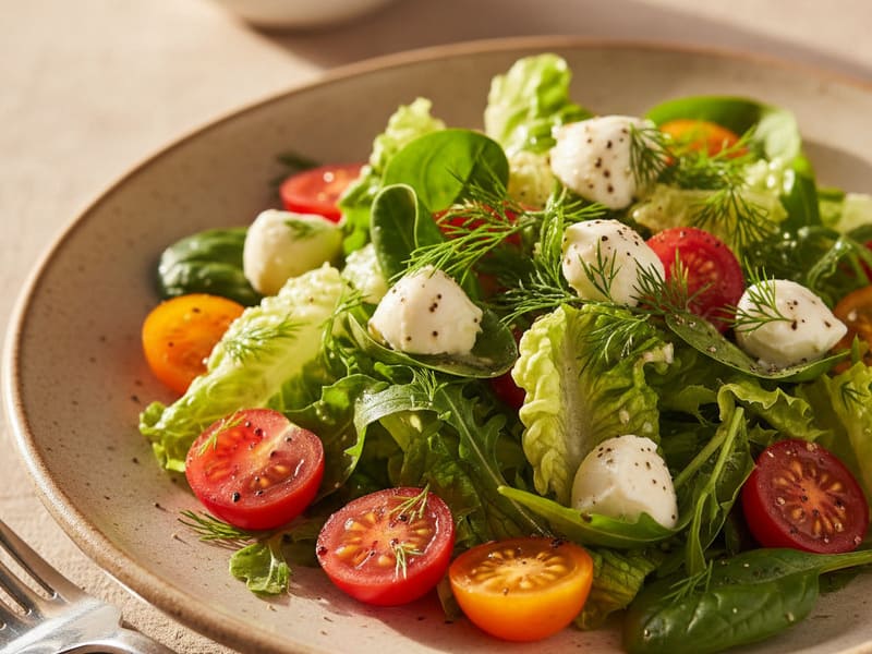 Зеленый салат для энергии и снижения веса